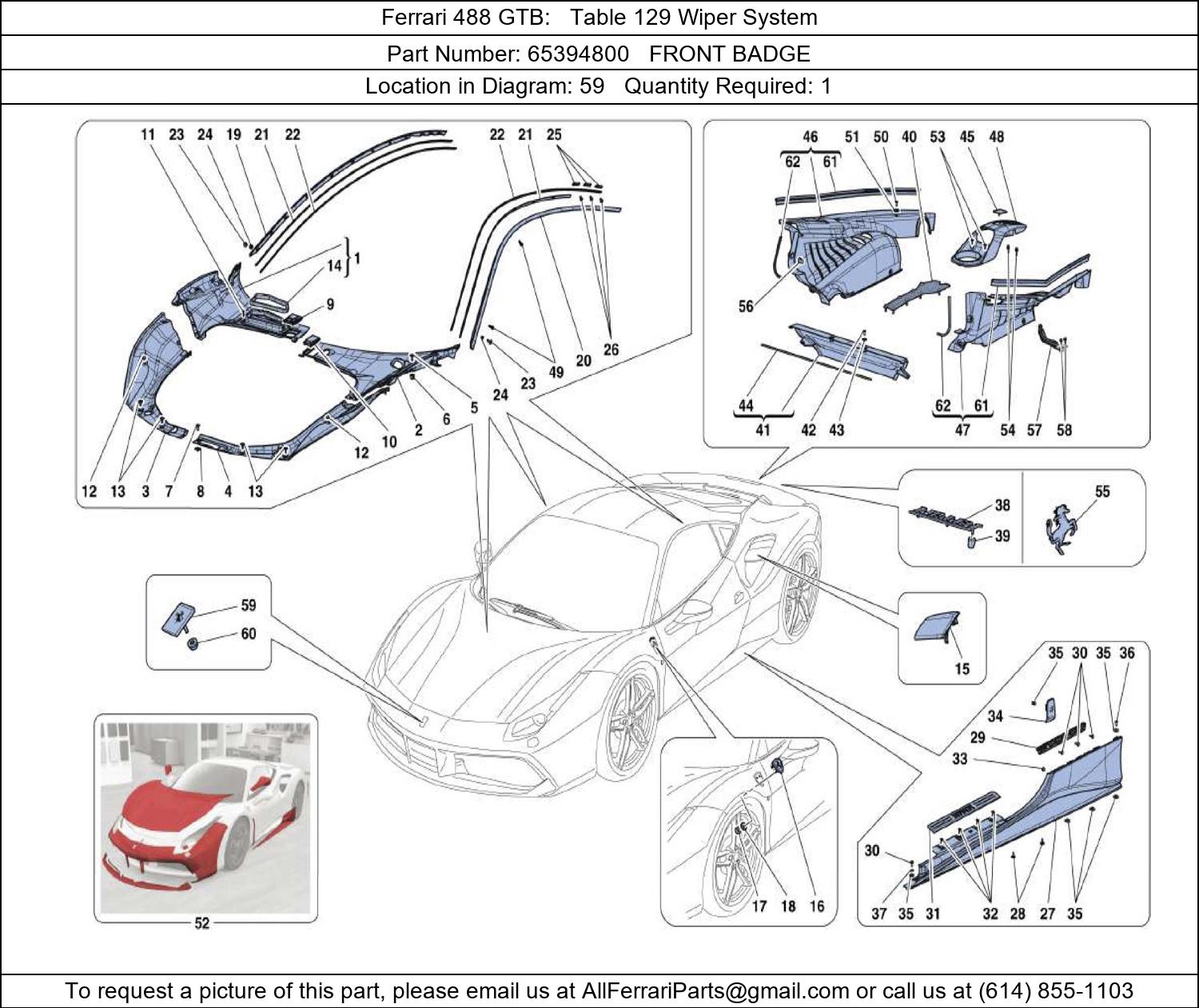 Ferrari Part 65394800