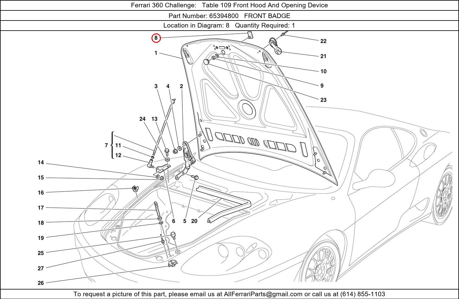 Ferrari Part 65394800