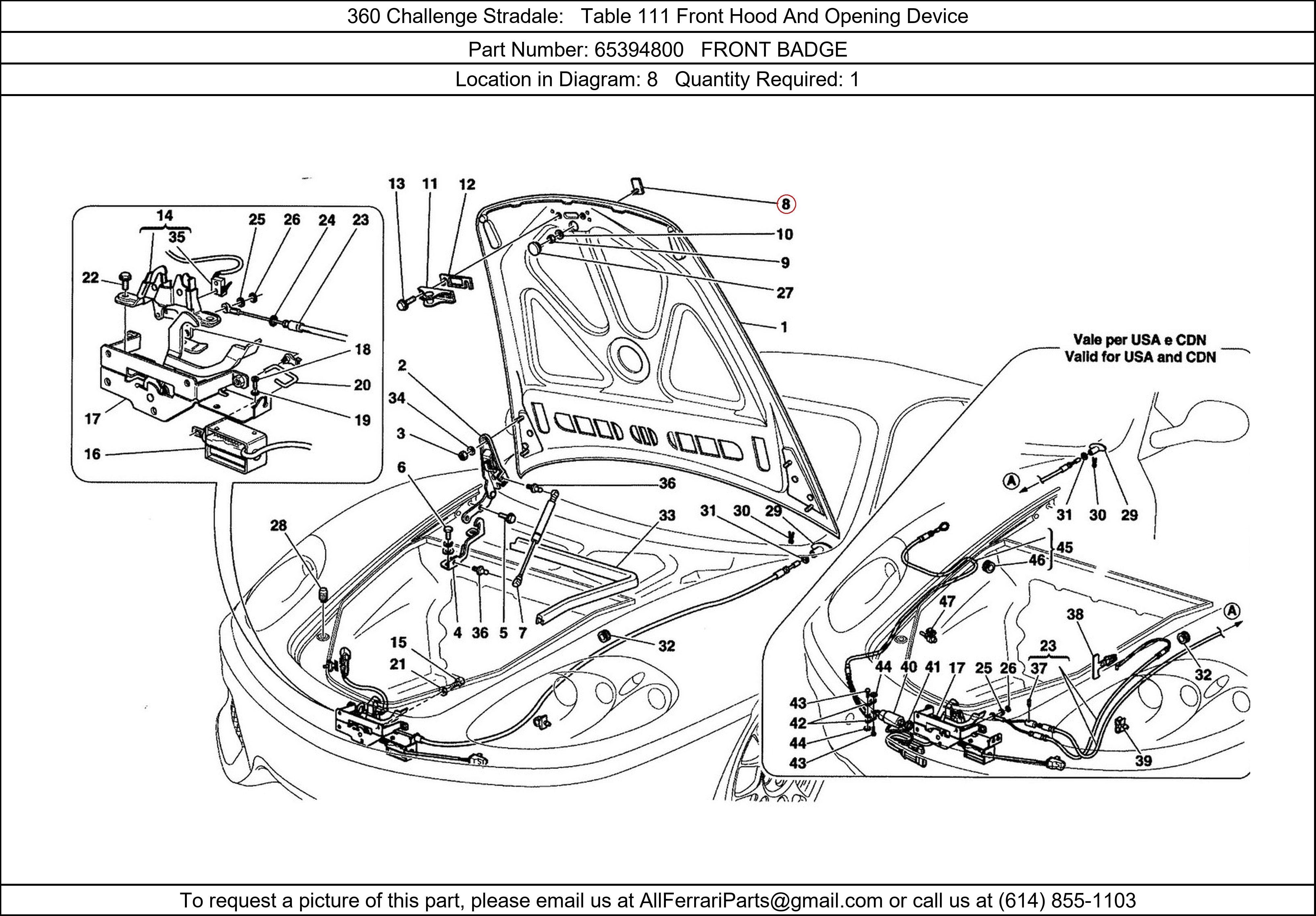 Ferrari Part 65394800