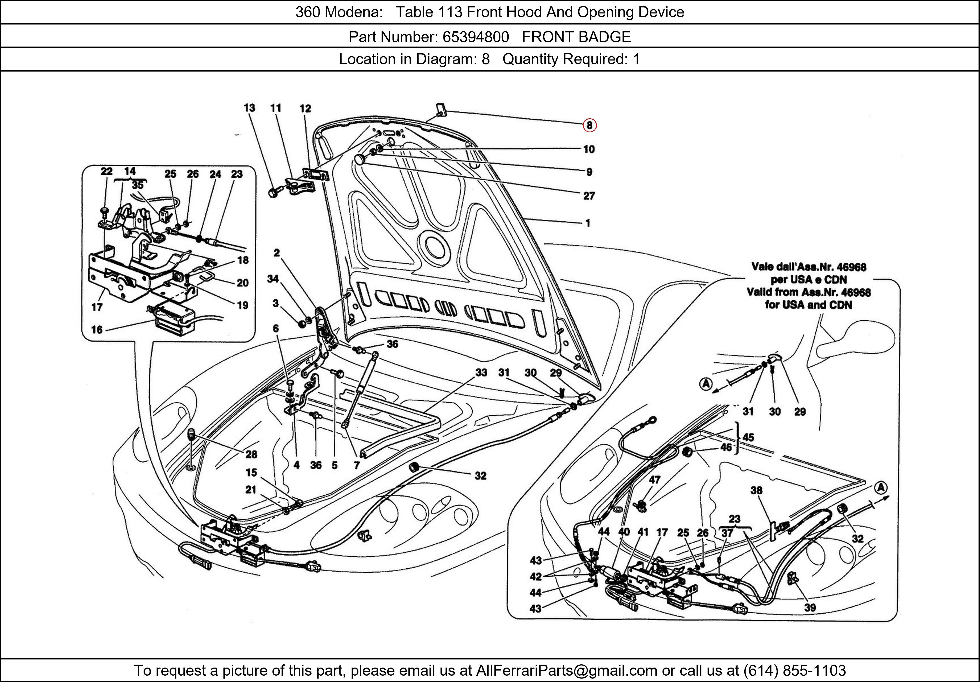 Ferrari Part 65394800