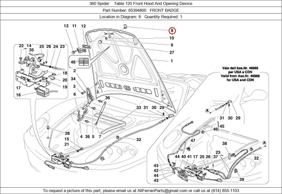 Ferrari Part 65394800