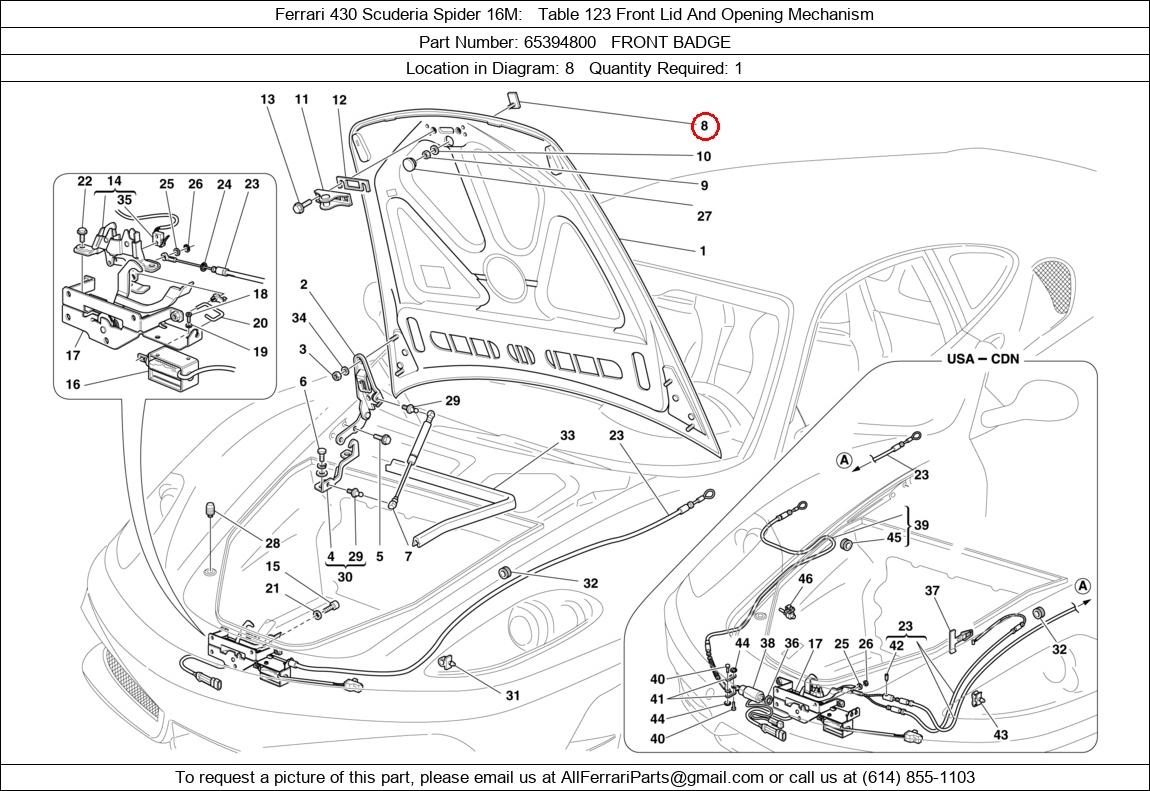 Ferrari Part 65394800