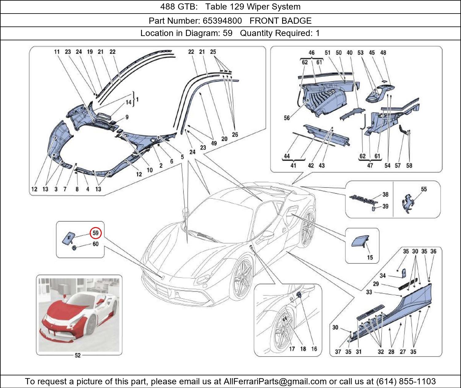 Ferrari Part 65394800