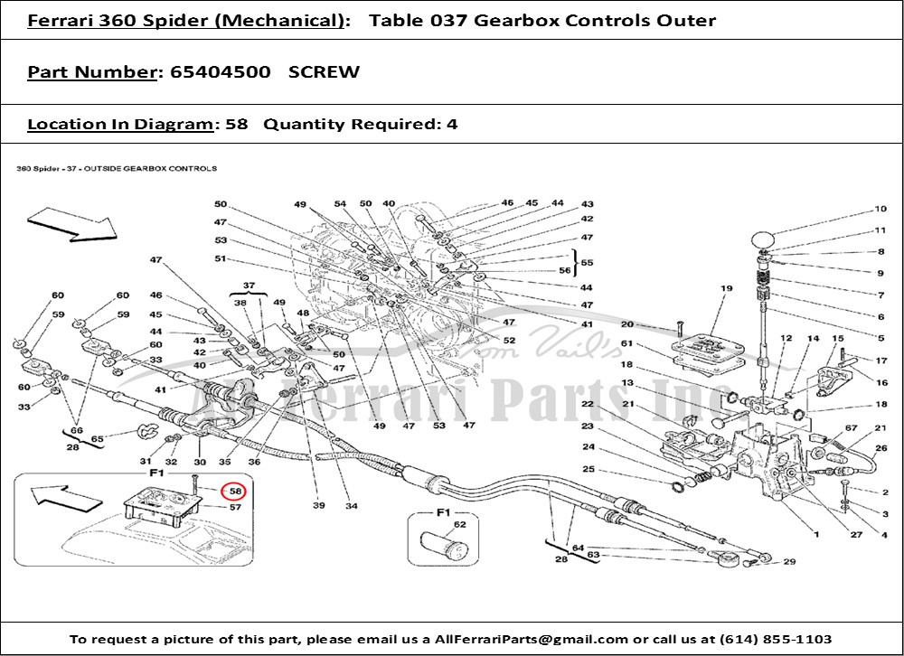 Ferrari Part 65404500