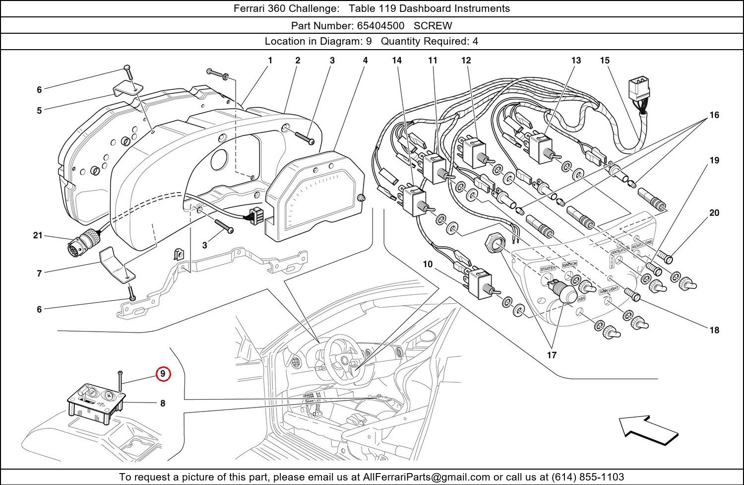 Ferrari Part 65404500