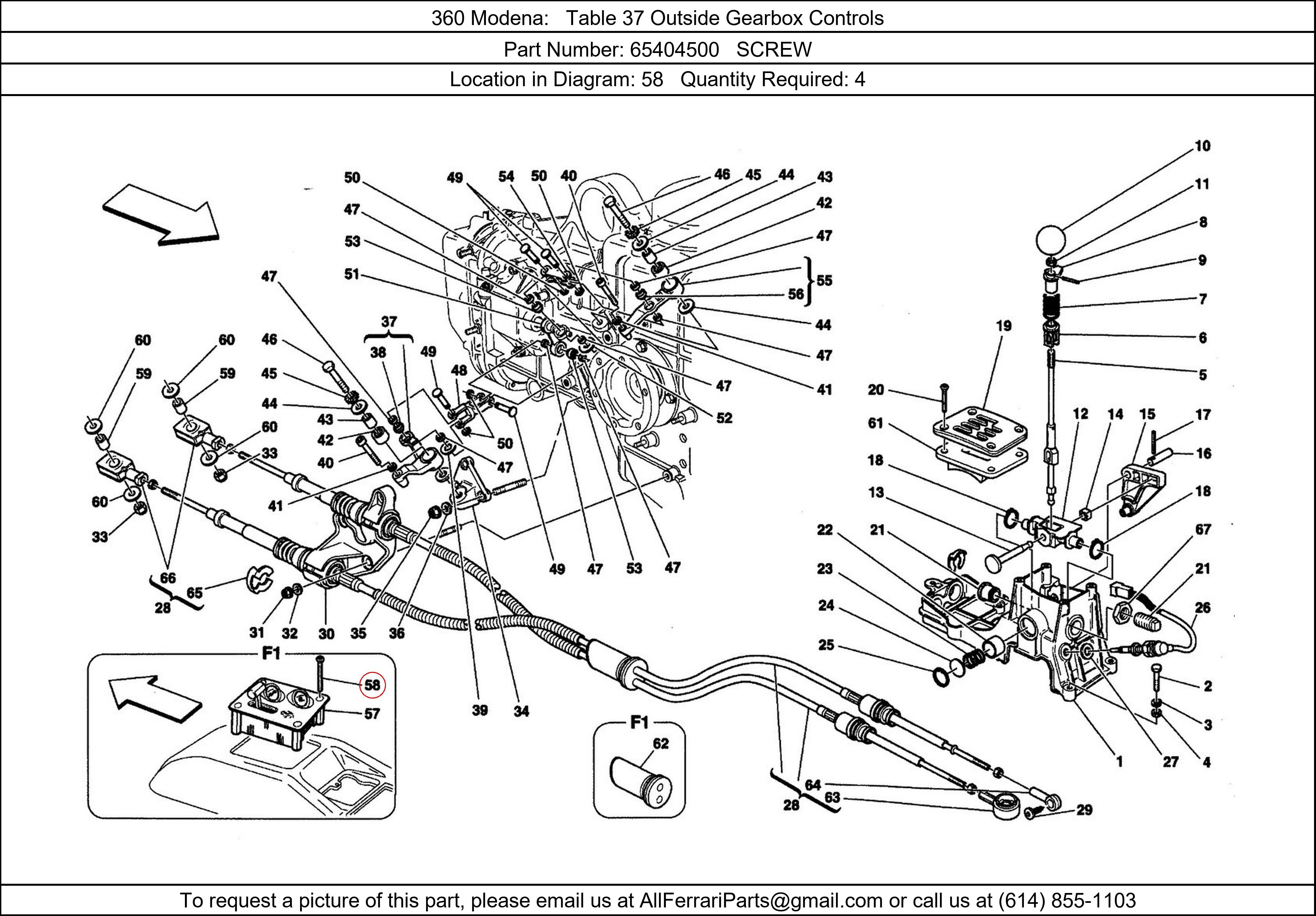 Ferrari Part 65404500