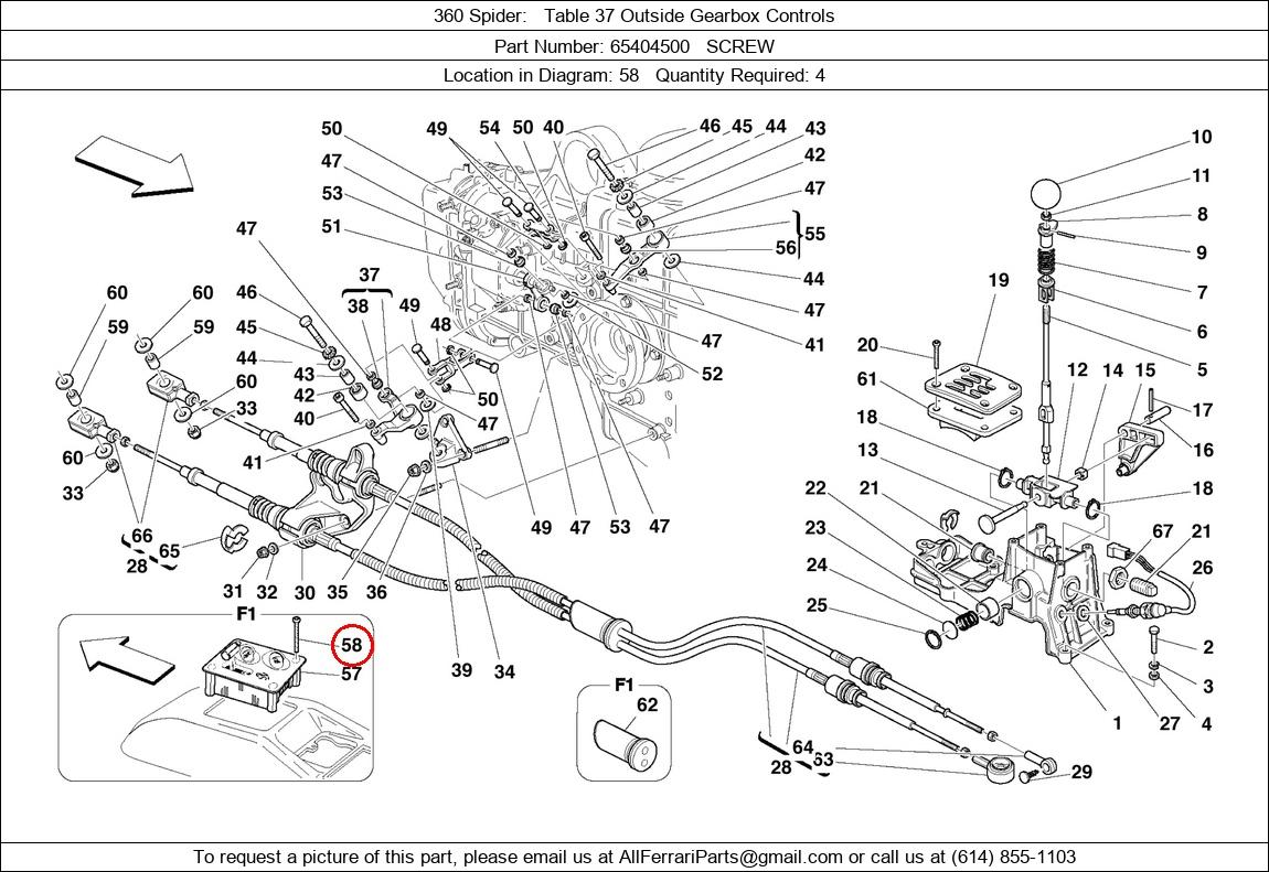 Ferrari Part 65404500