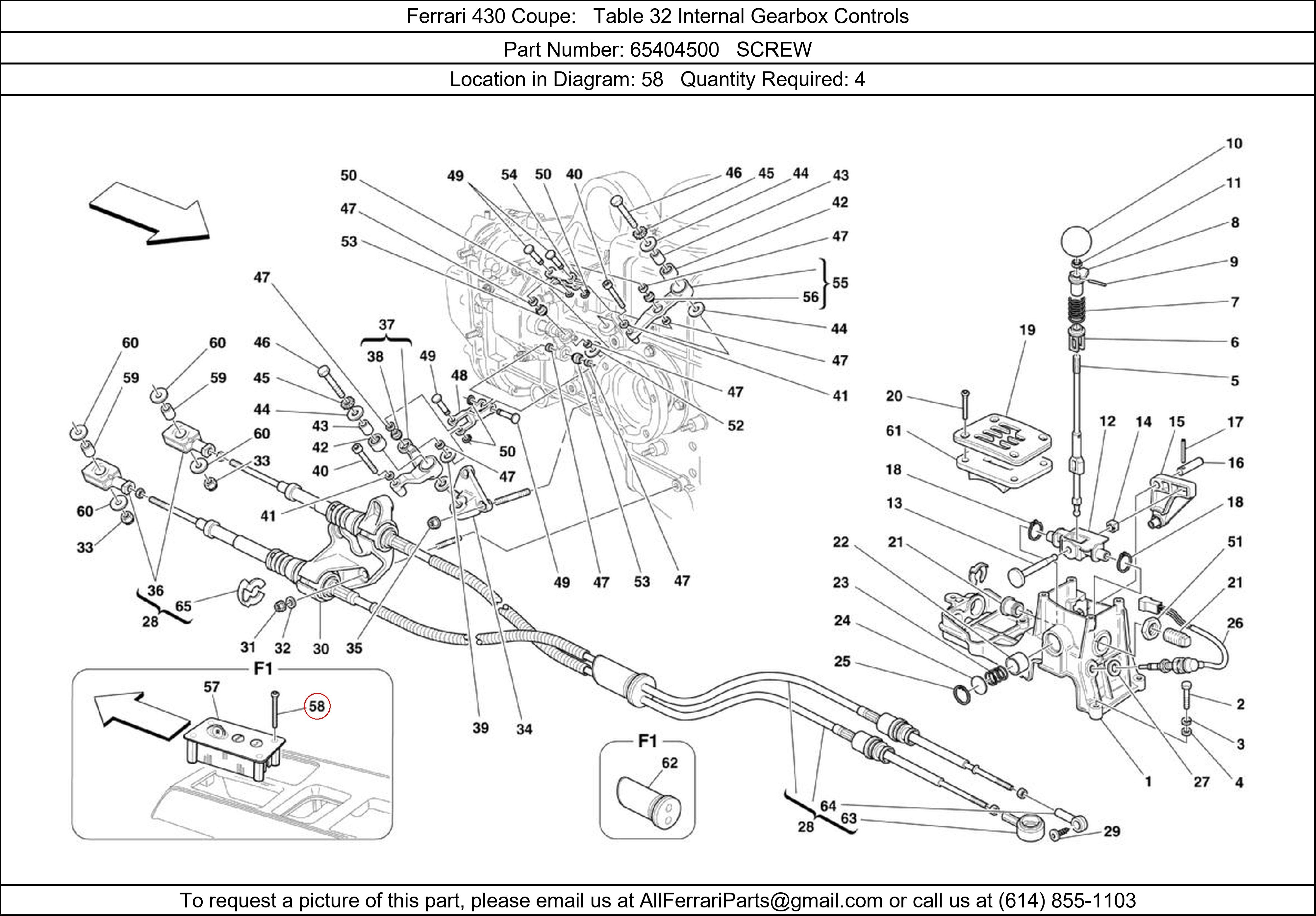 Ferrari Part 65404500
