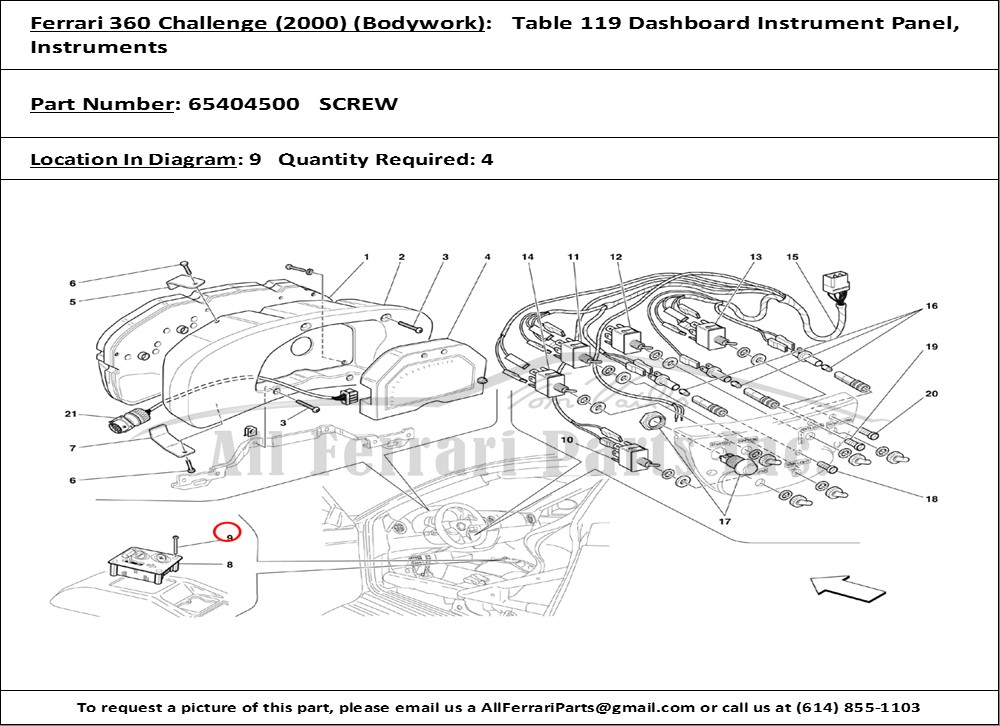 Ferrari Part 65404500