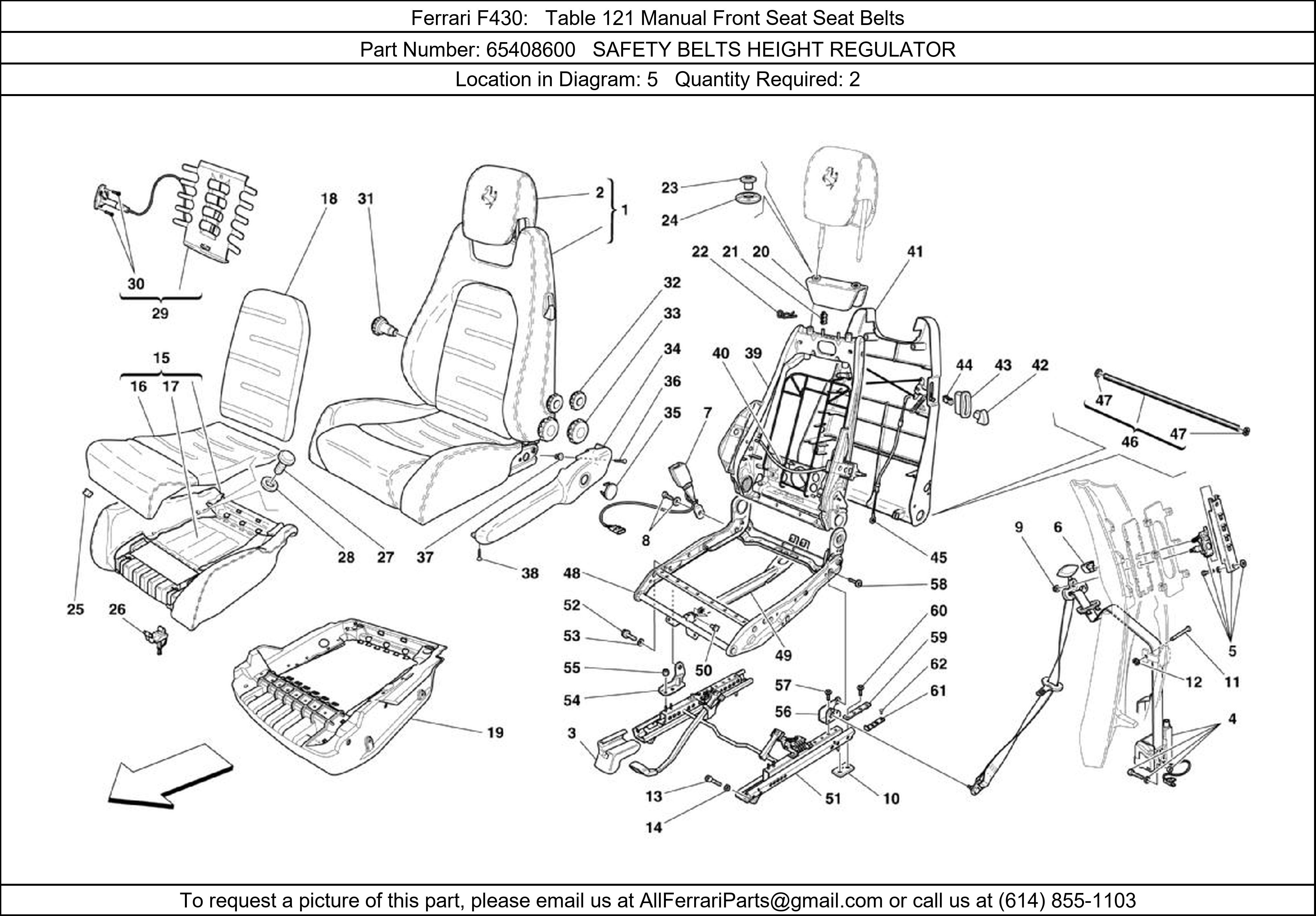 Ferrari Part 65408600