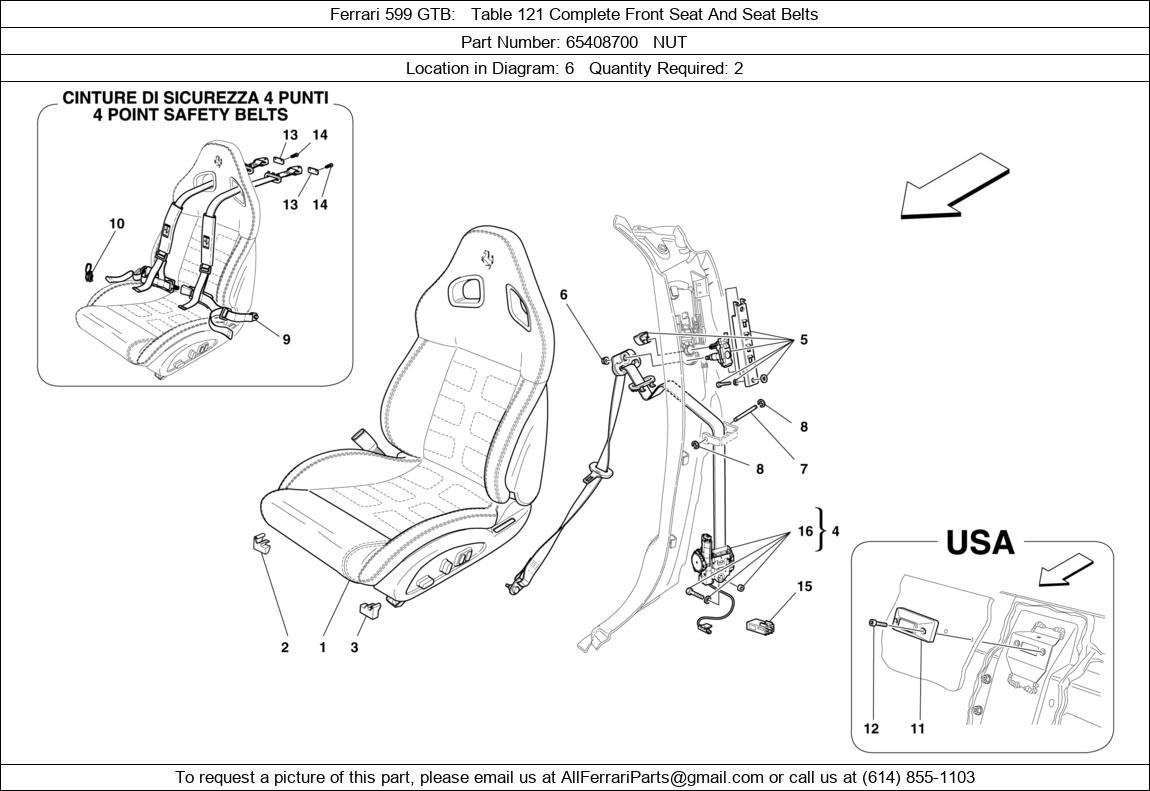Ferrari Part 65408700