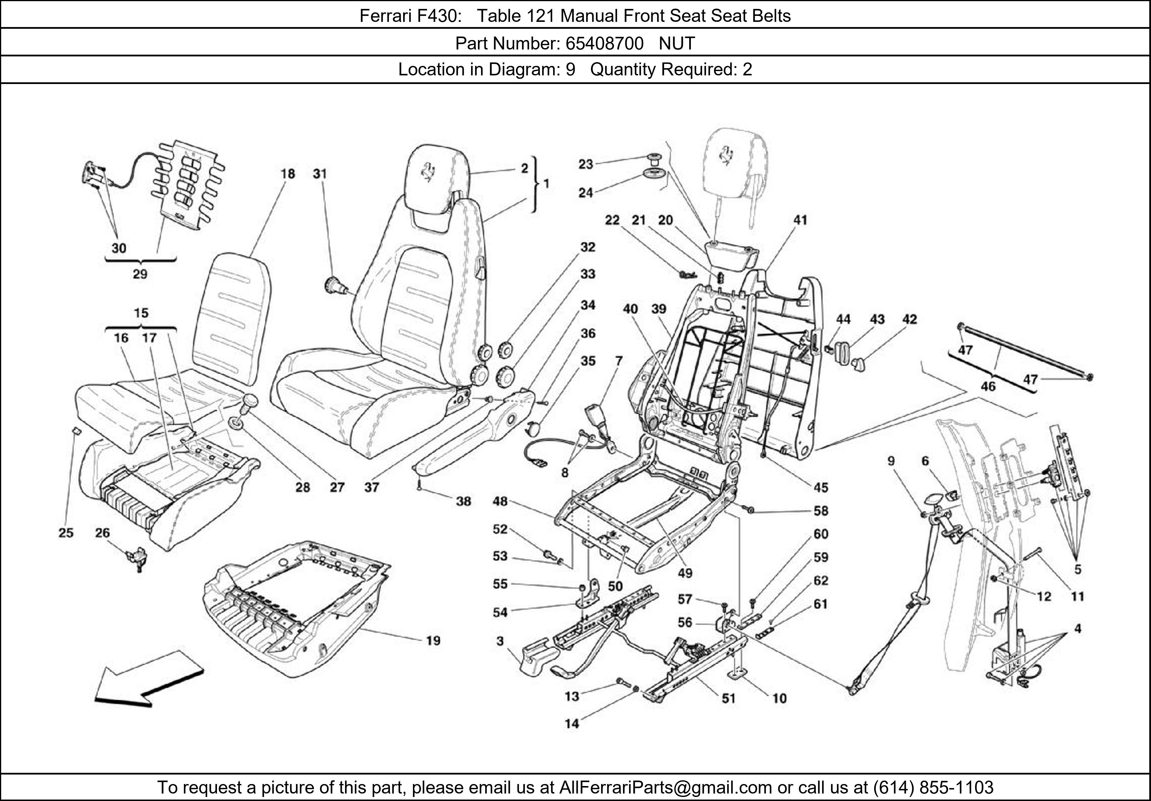 Ferrari Part 65408700