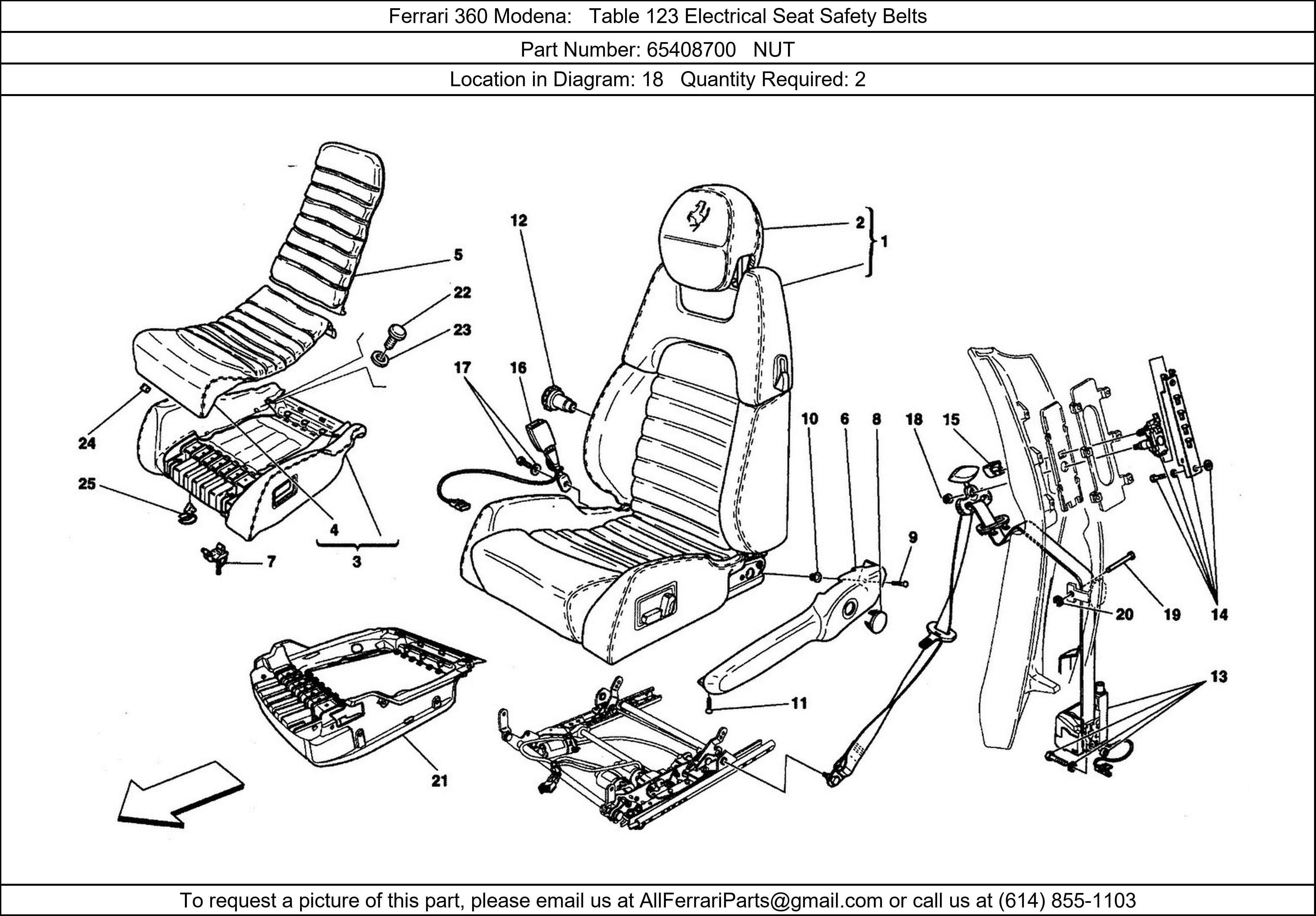 Ferrari Part 65408700