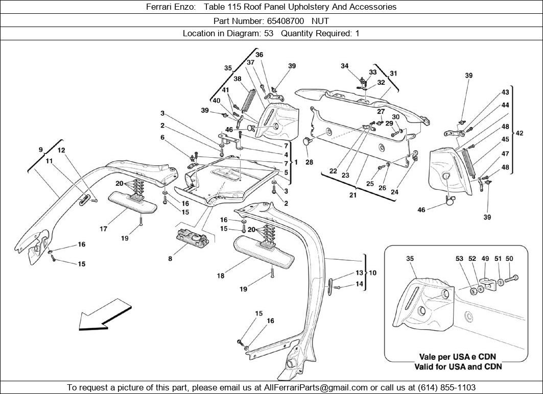 Ferrari Part 65408700