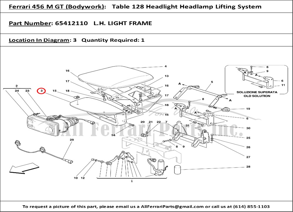 Ferrari Part 65412110