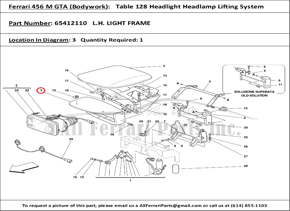 Ferrari Part 65412110