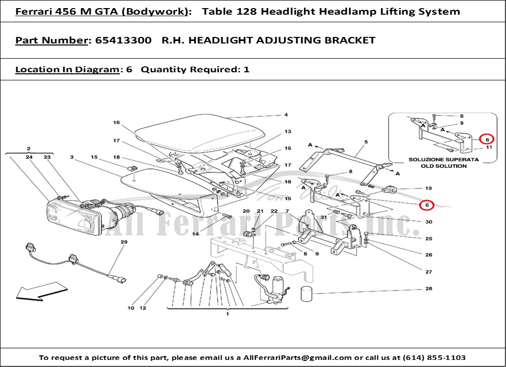 Ferrari Part 65413300