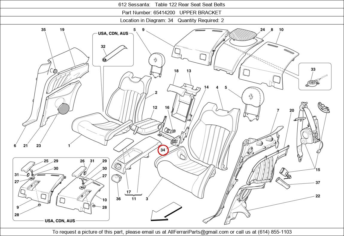 Ferrari Part 65414200