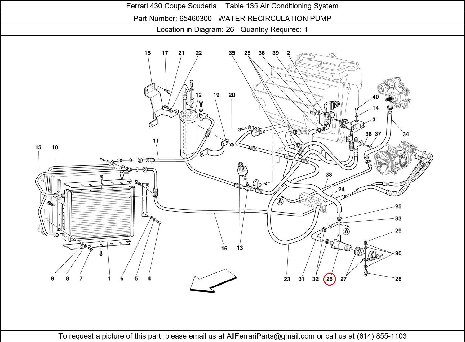 Ferrari Part 65460300