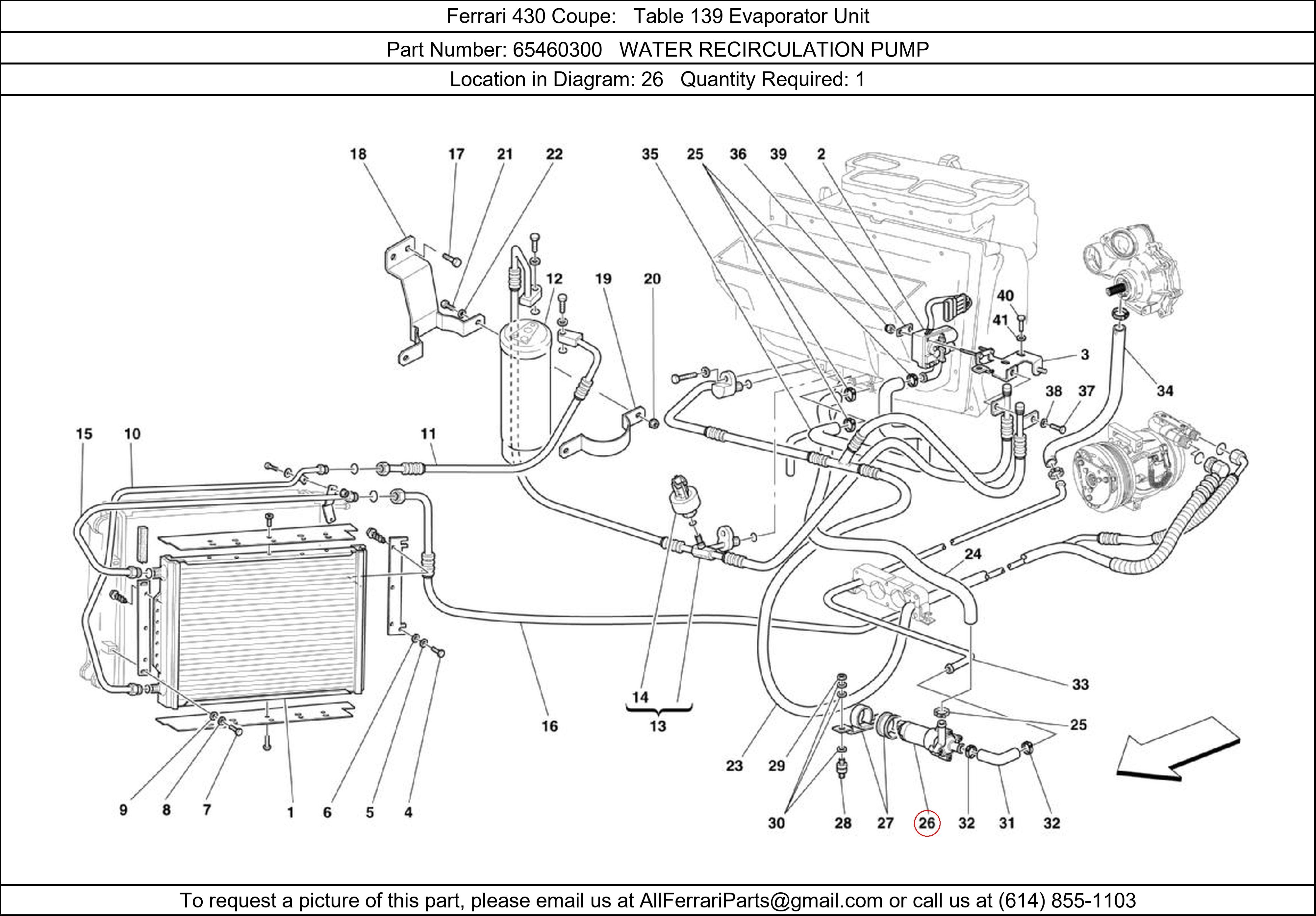 Ferrari Part 65460300