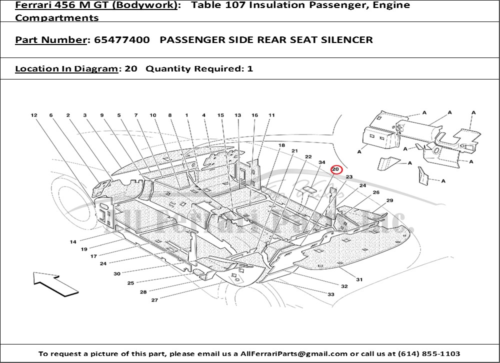 Ferrari Part 65477400