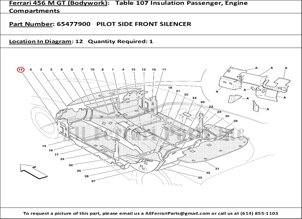 Ferrari Part 65477900