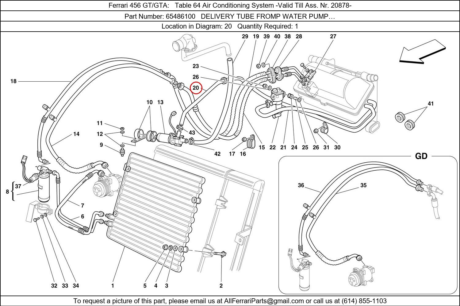 Ferrari Part 65486100