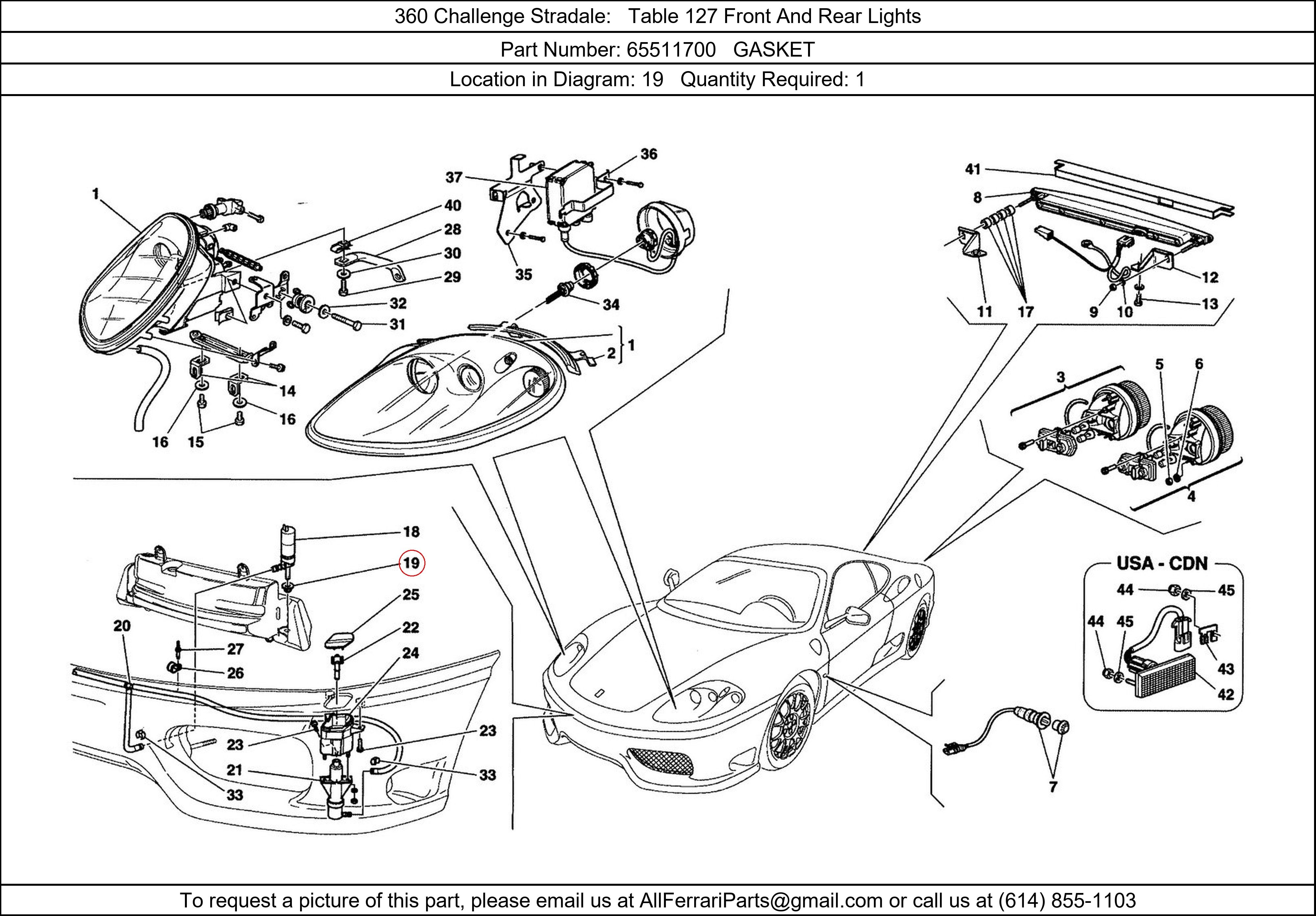 Ferrari Part 65511700