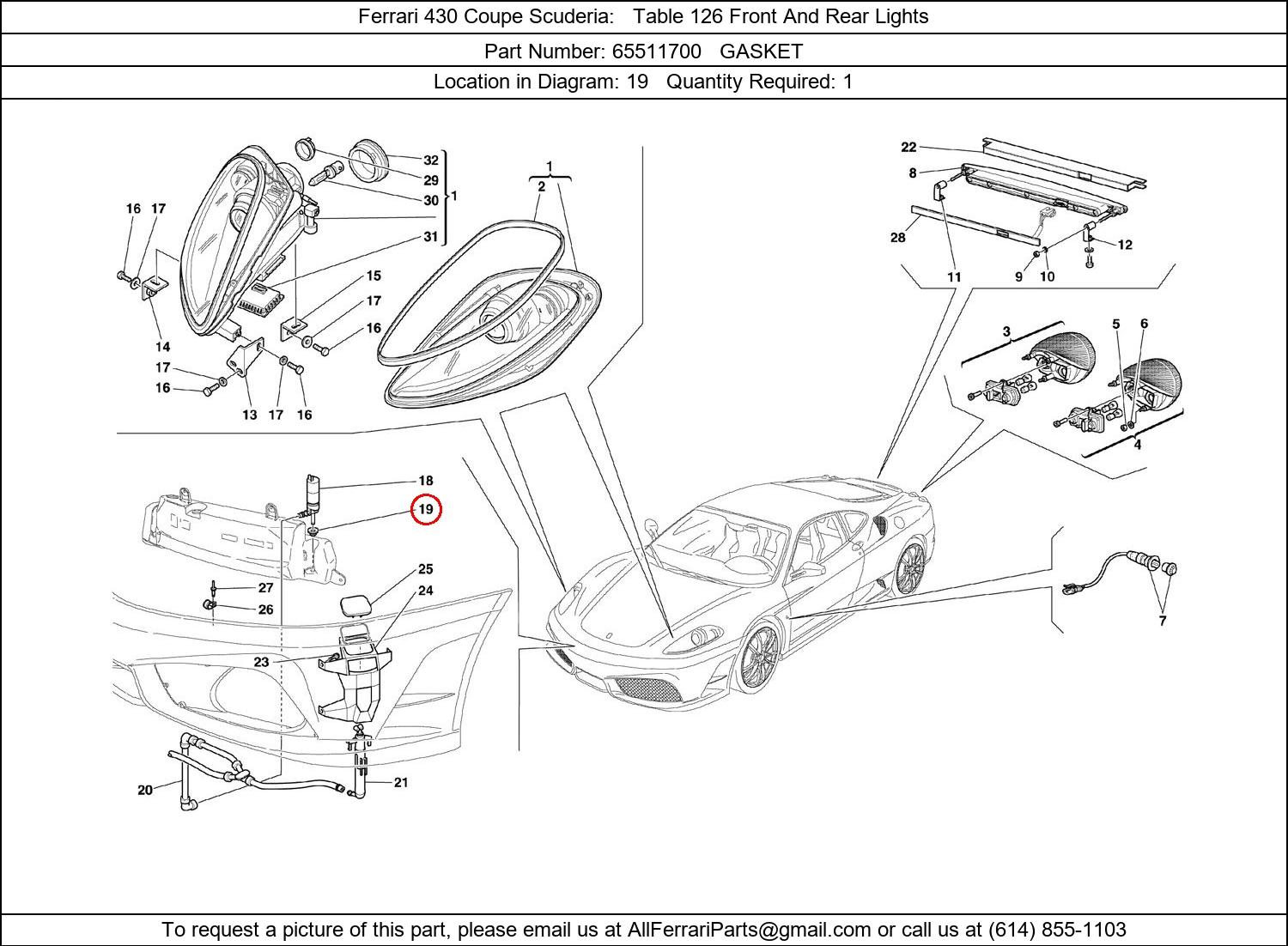 Ferrari Part 65511700