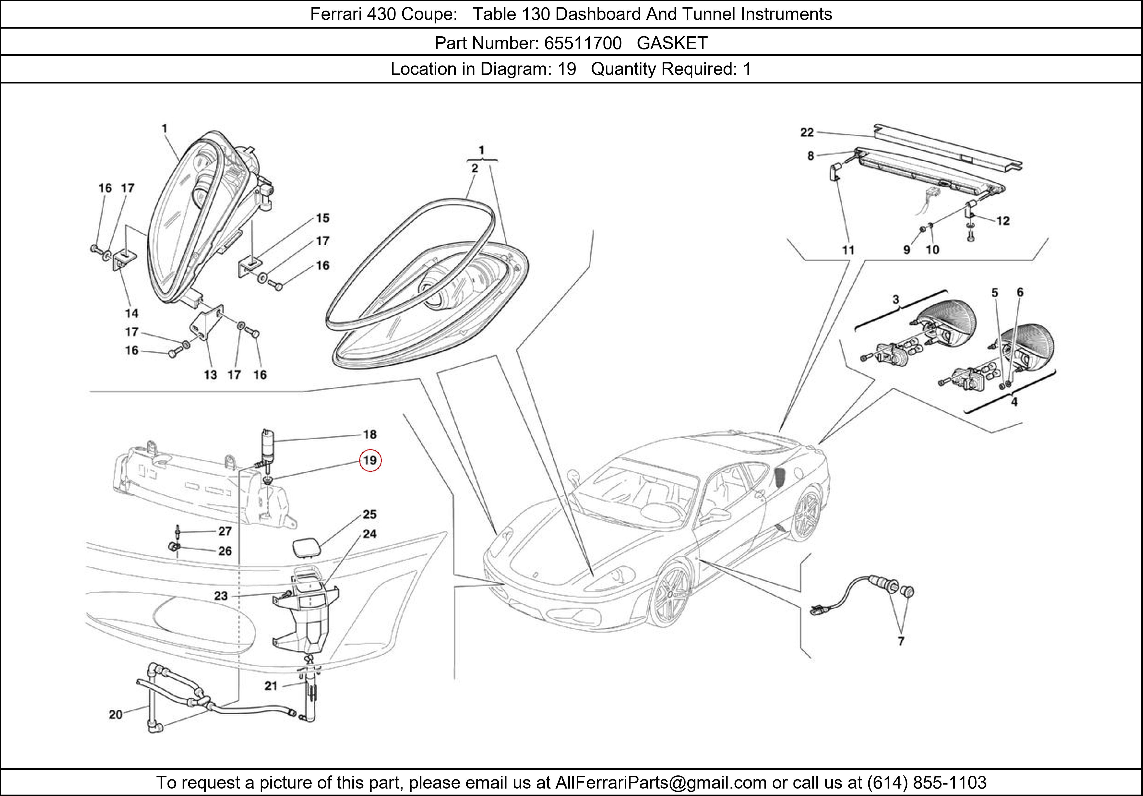 Ferrari Part 65511700