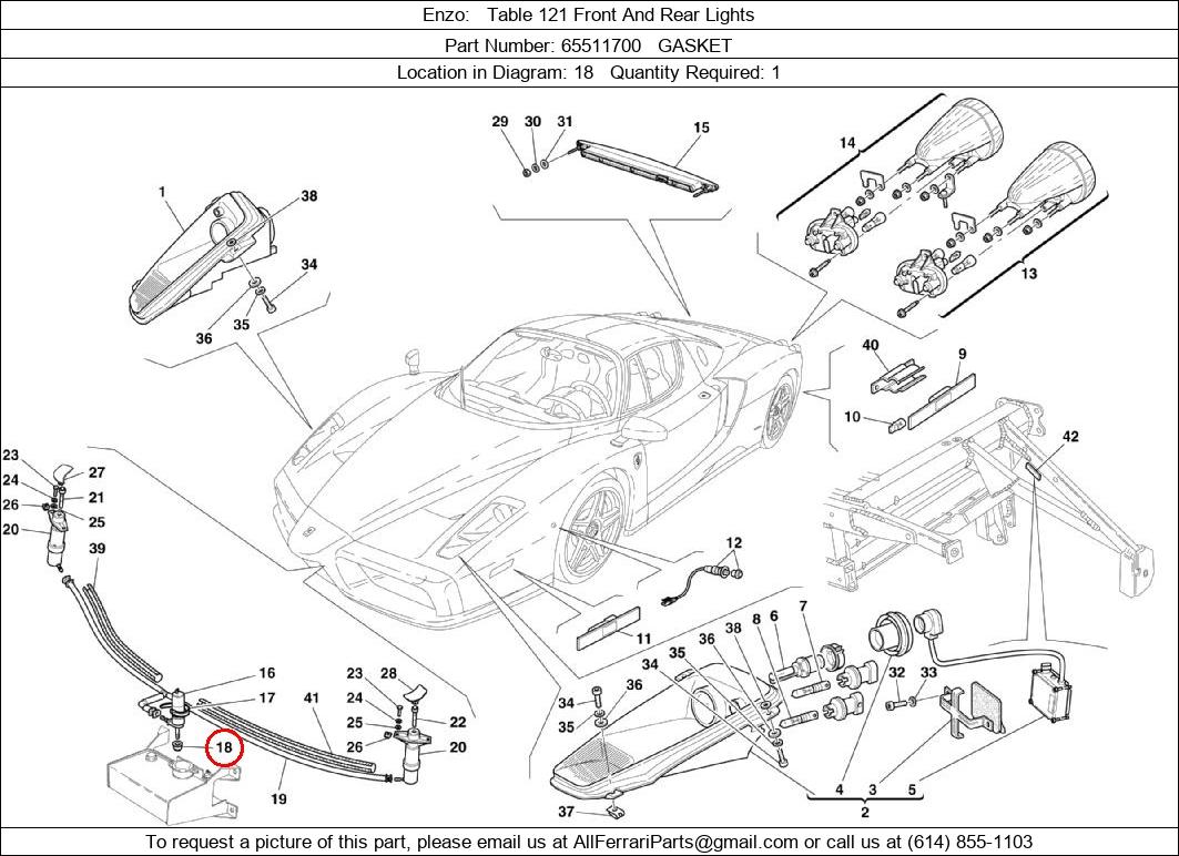 Ferrari Part 65511700