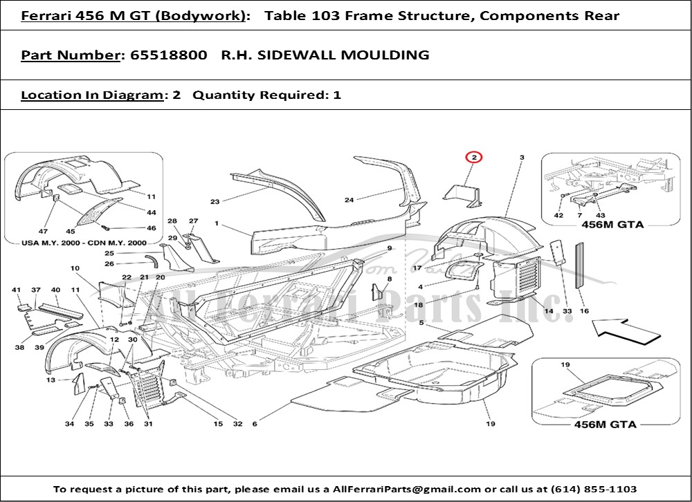 Ferrari Part 65518800