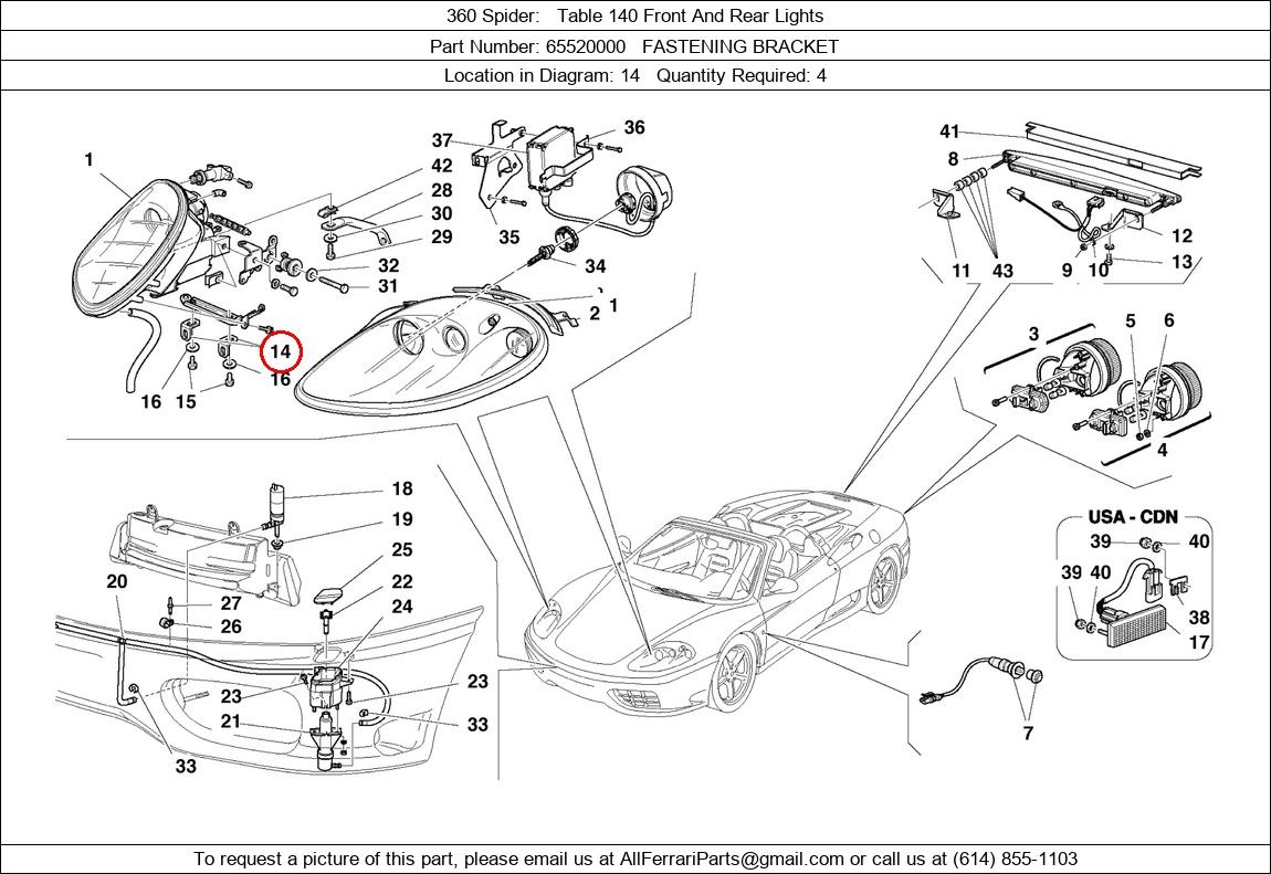 Ferrari Part 65520000