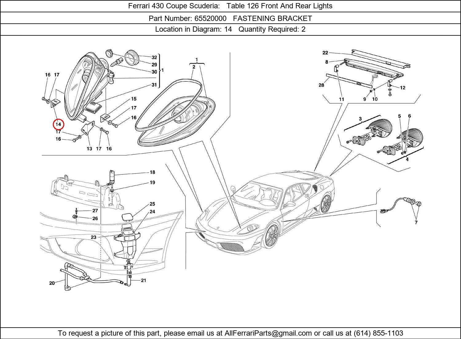 Ferrari Part 65520000