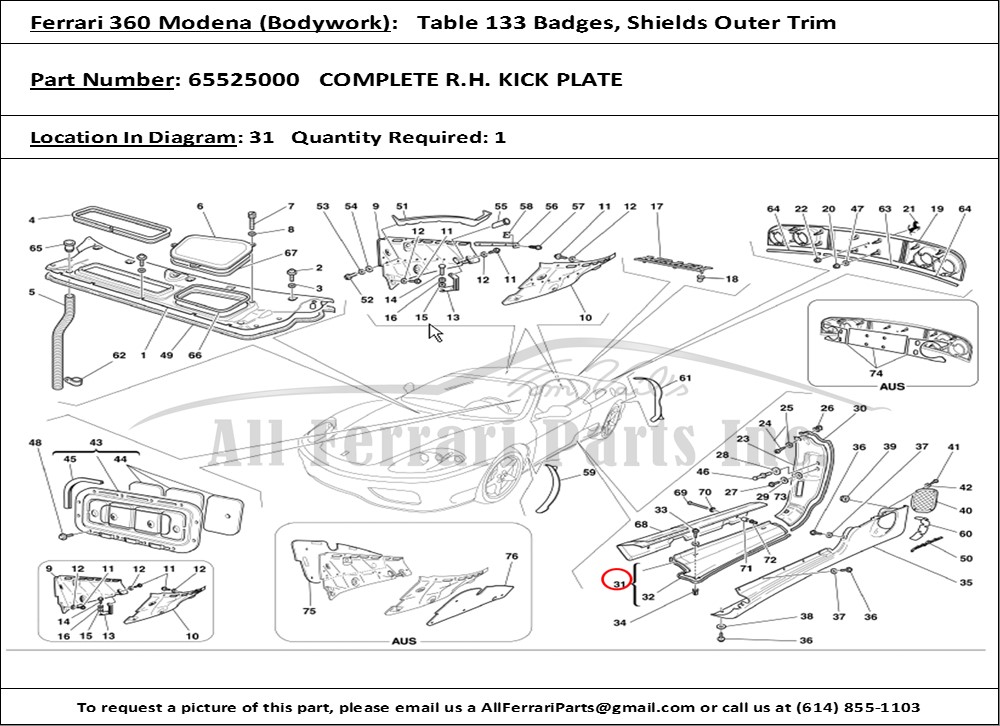 Ferrari Part 65525000