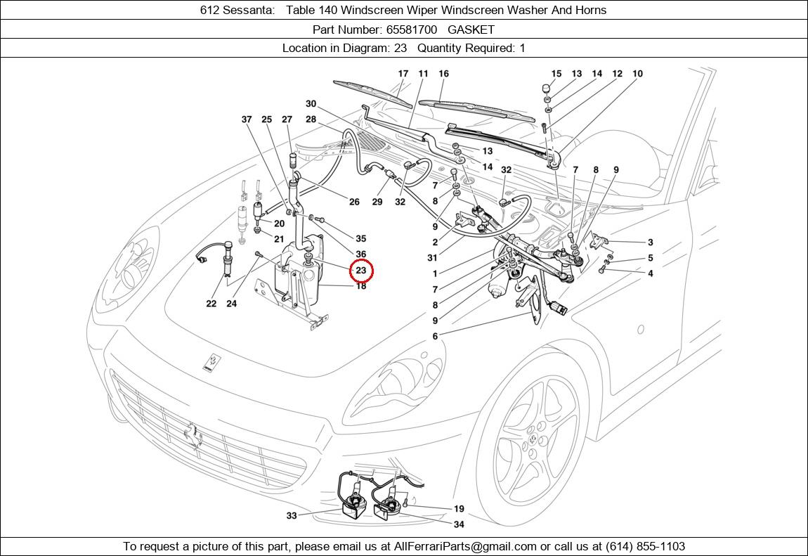 Ferrari Part 65581700