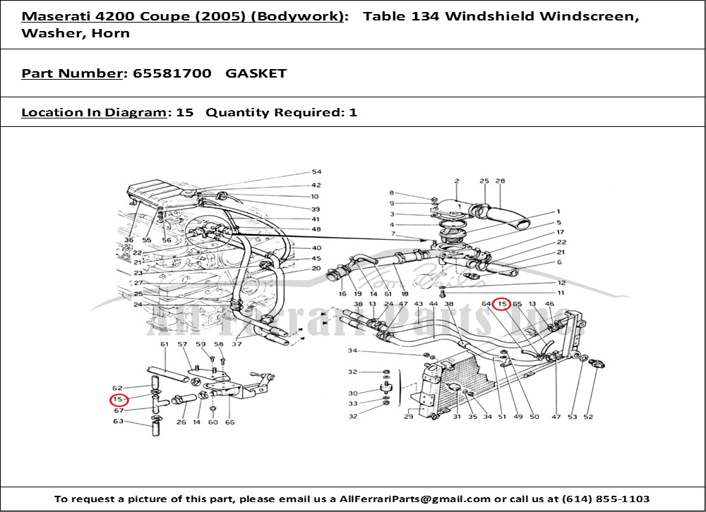 Ferrari Part 65581700