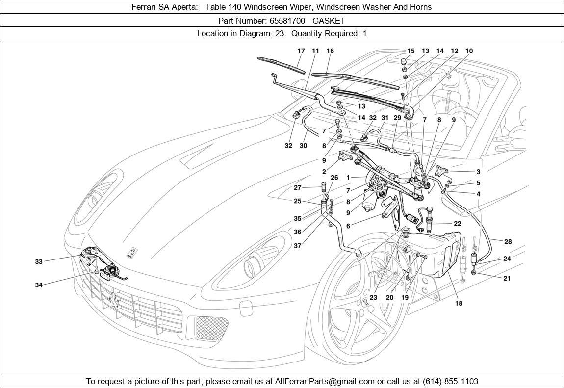 Ferrari Part 65581700