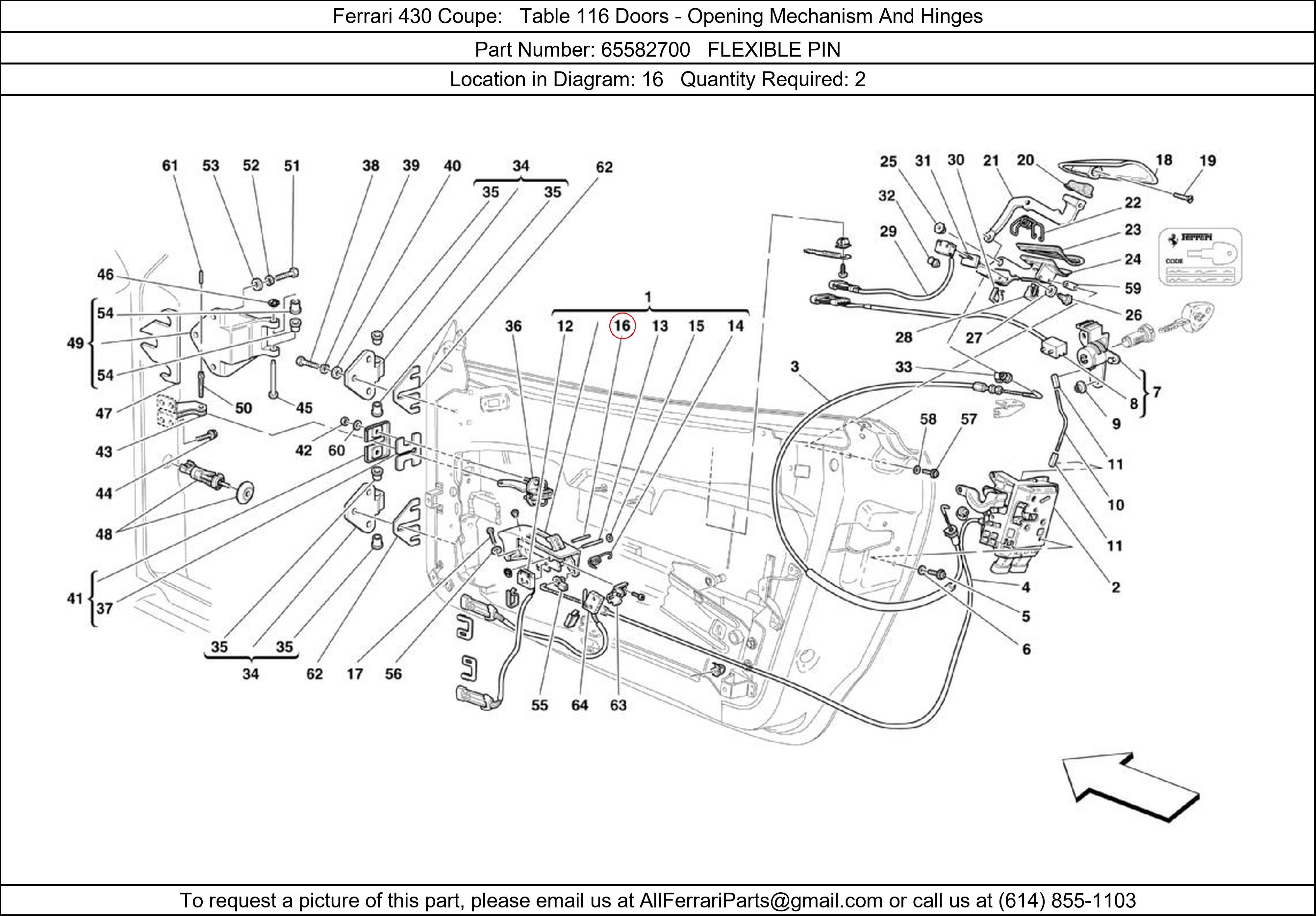 Ferrari Part 65582700