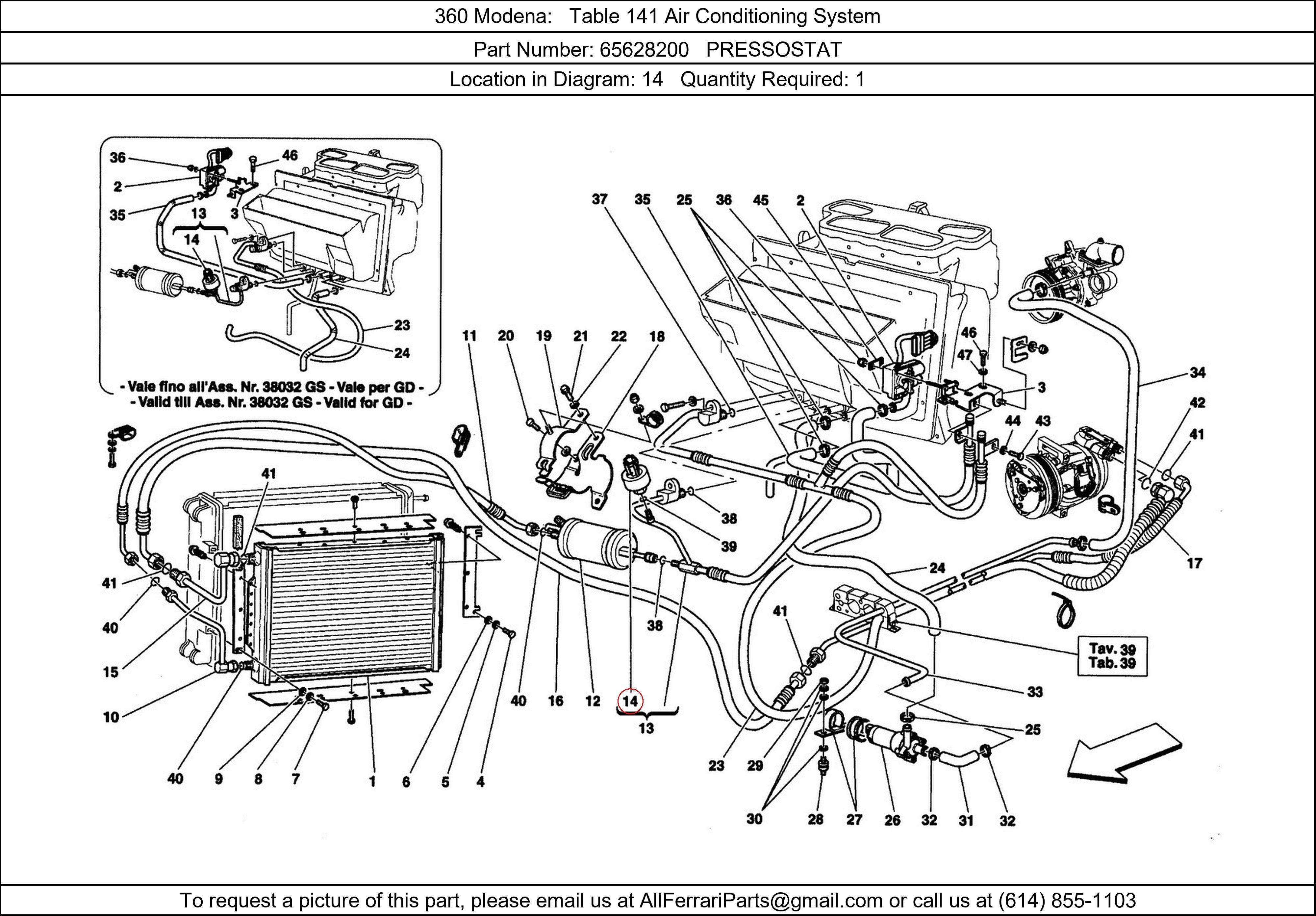 Ferrari Part 65628200