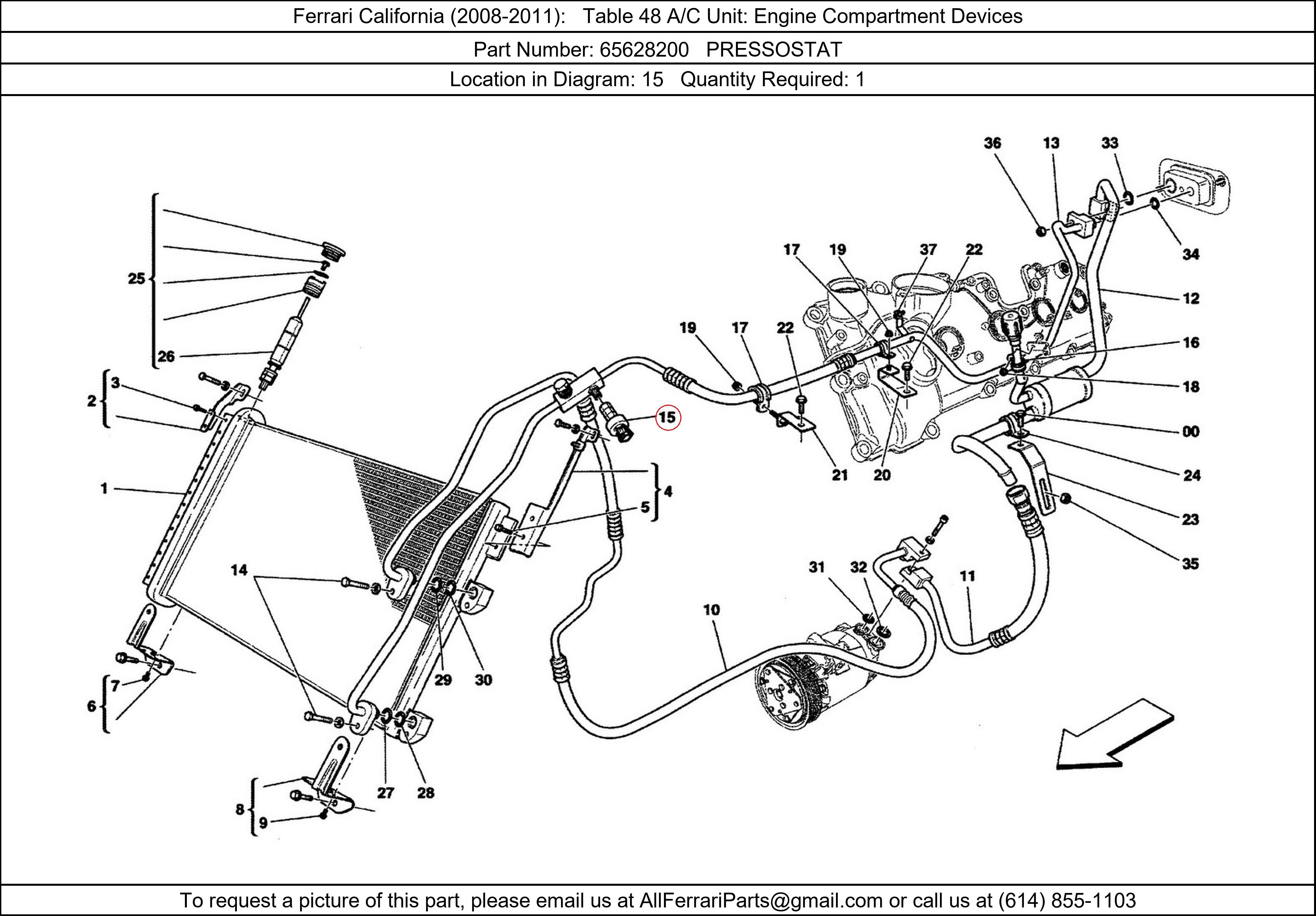 Ferrari Part 65628200