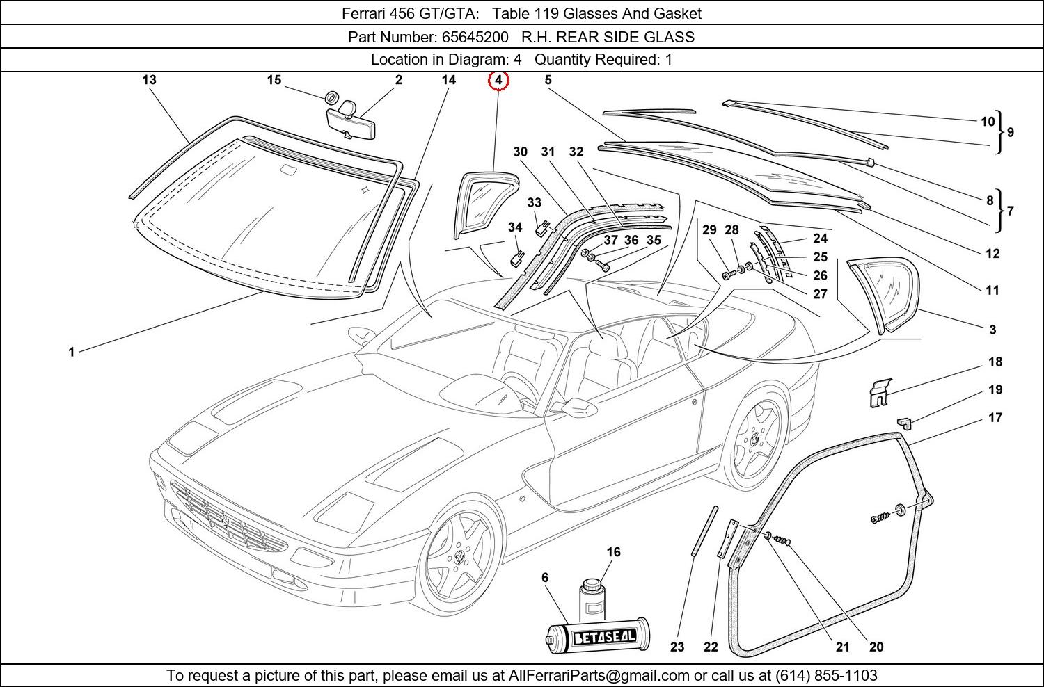 Ferrari Part 65645200