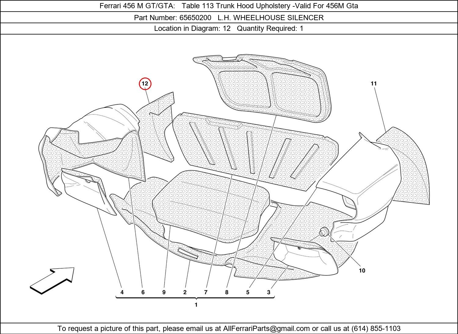 Ferrari Part 65650200