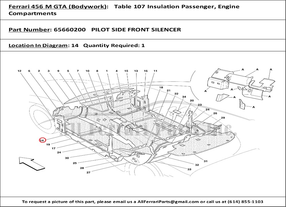 Ferrari Part 65660200