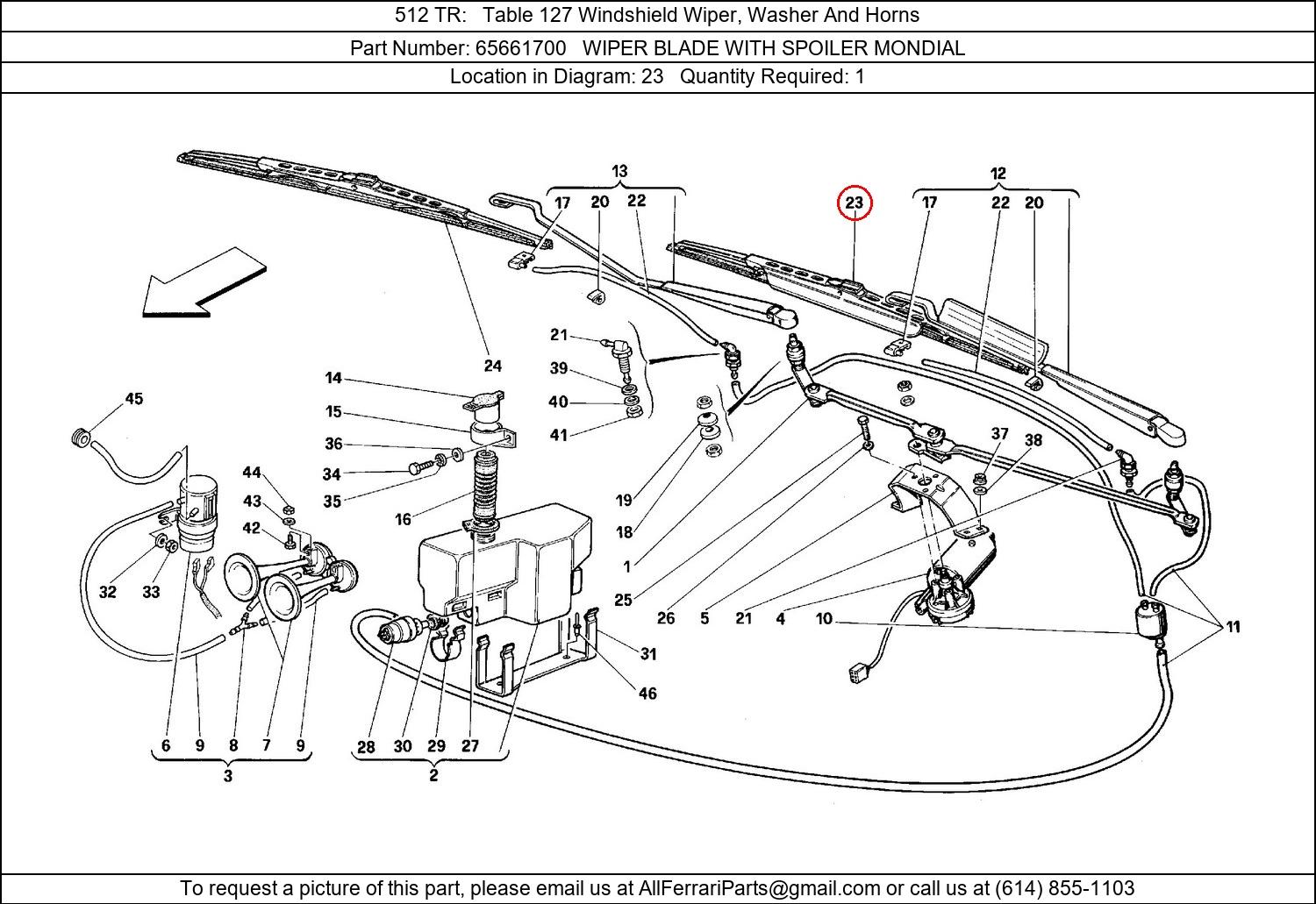 Ferrari Part 65661700