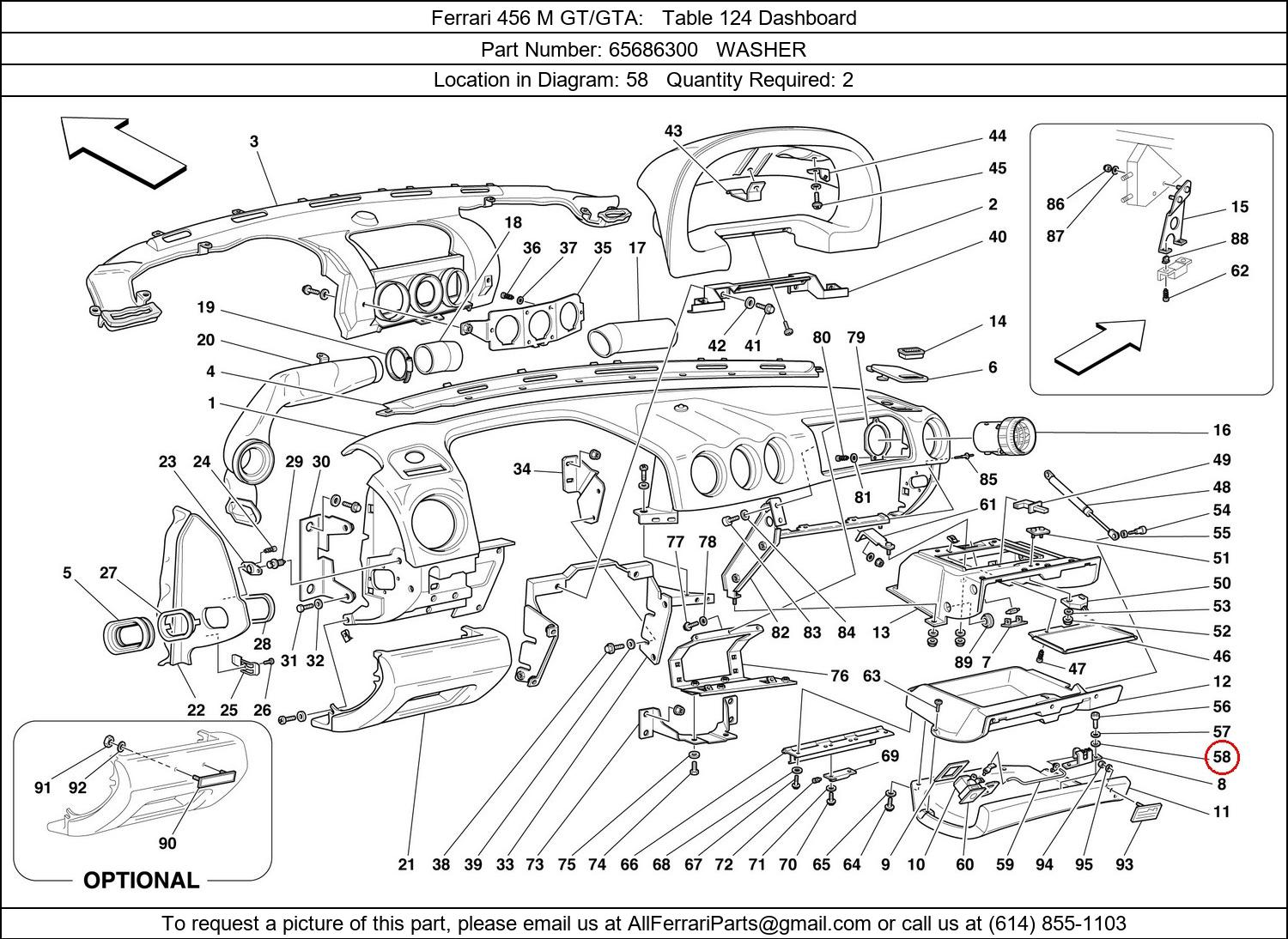 Ferrari Part 65686300