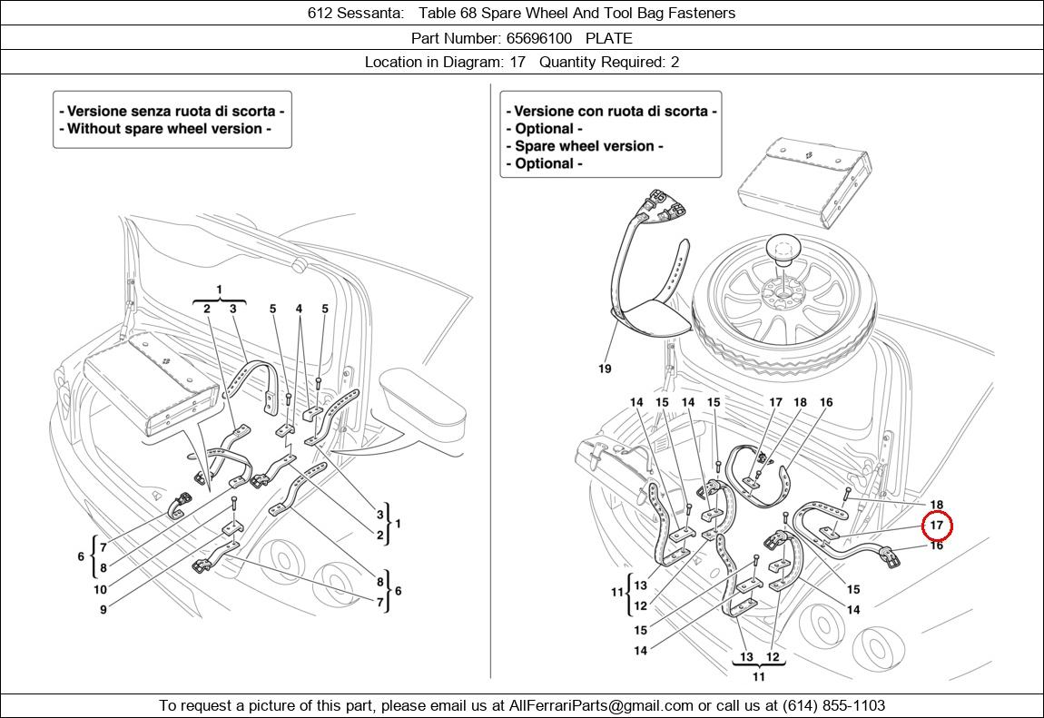 Ferrari Part 65696100
