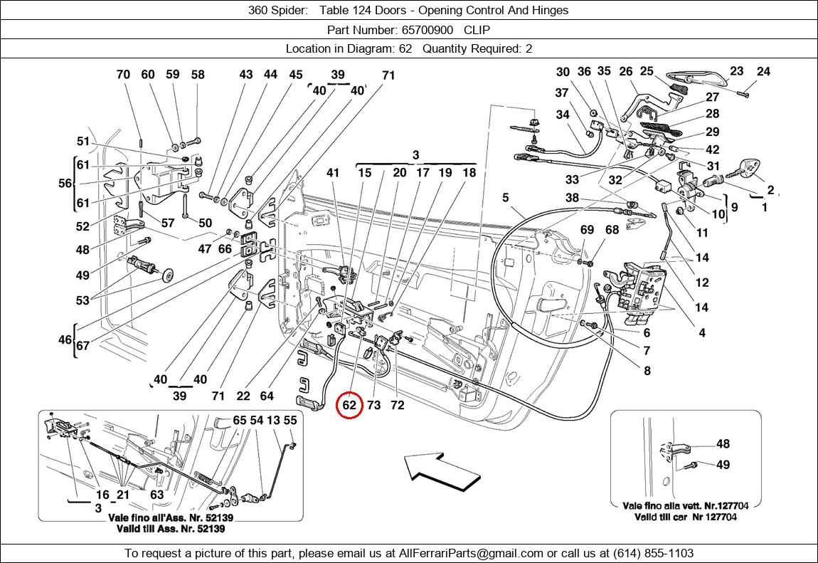 Ferrari Part 65700900