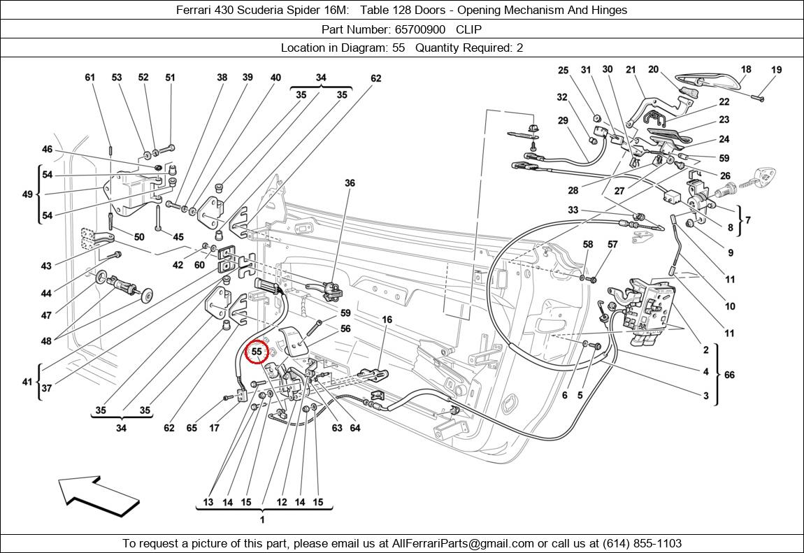 Ferrari Part 65700900