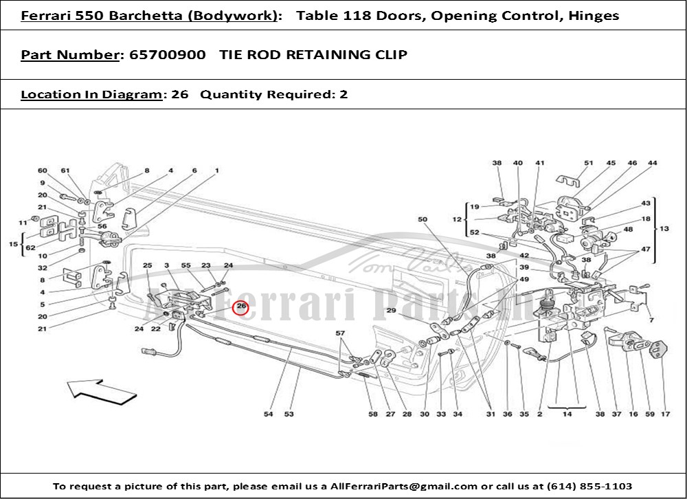 Ferrari Part 65700900